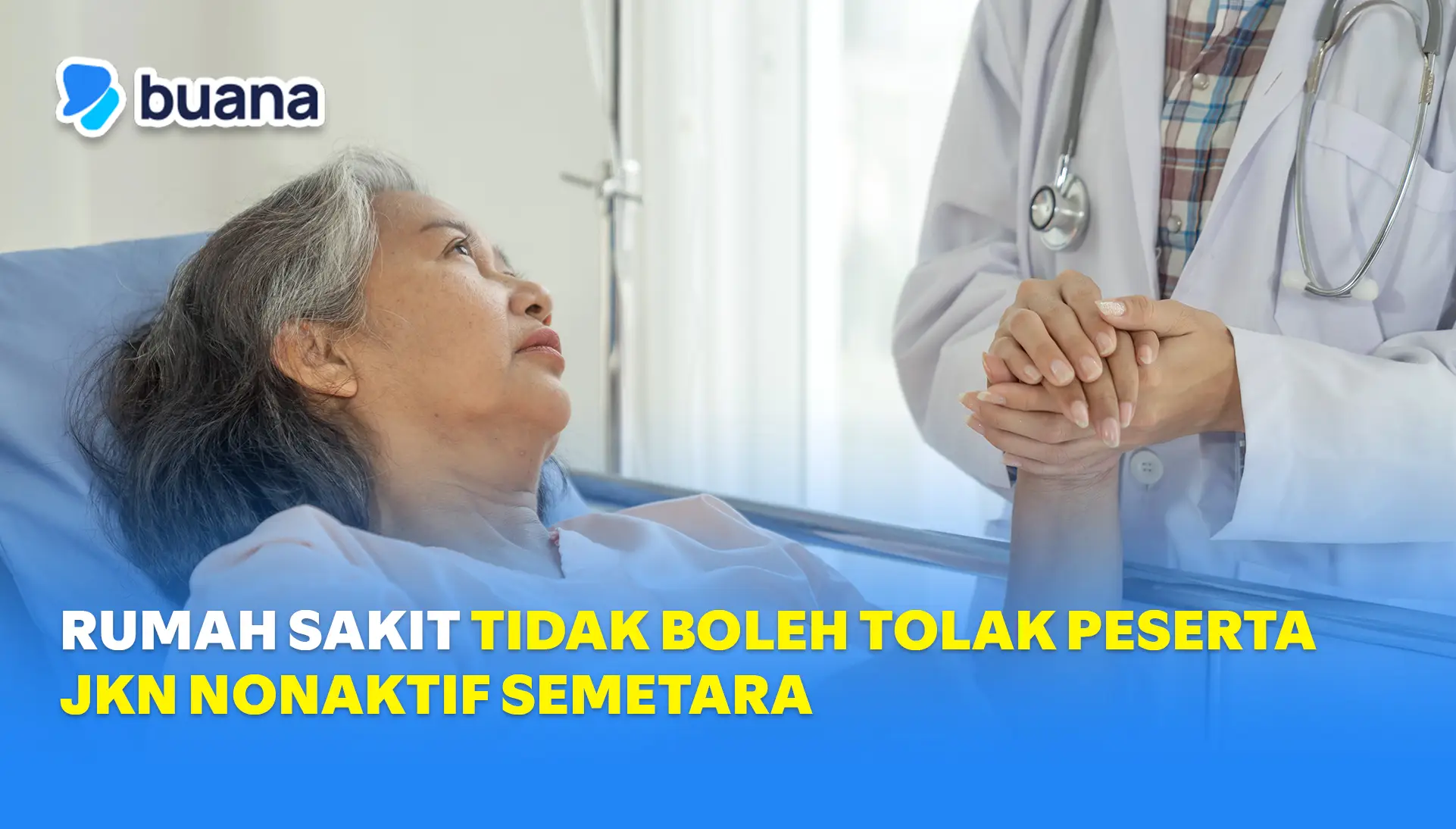 Rumah Sakit Dilarang Tolak Pasien JKN Nonaktif Sementara