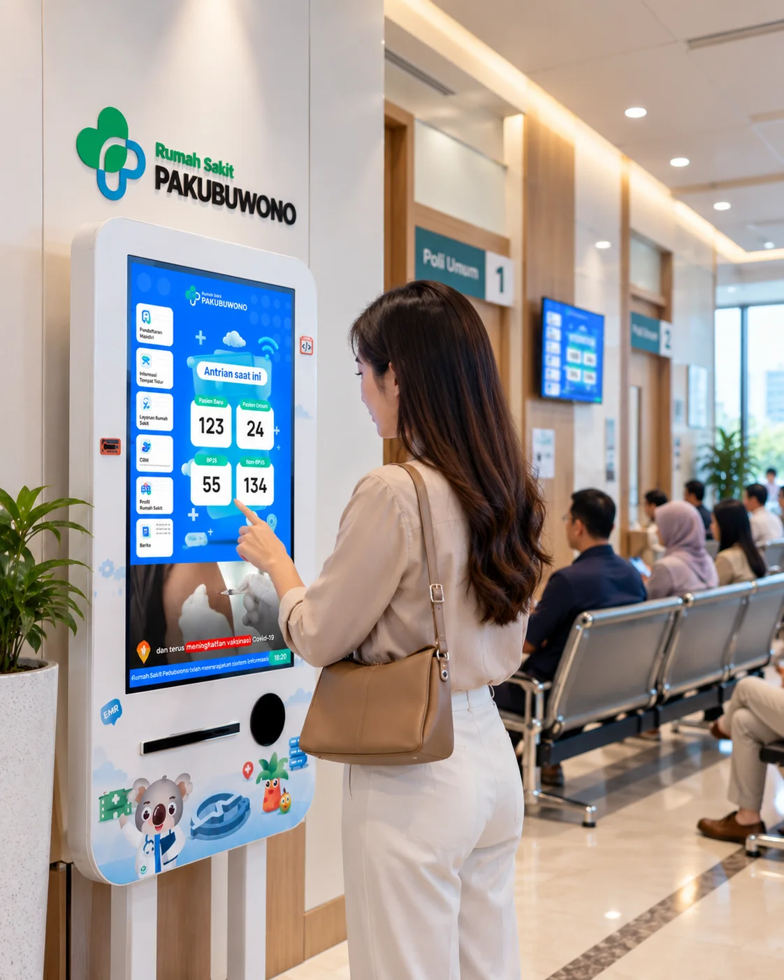 1. Kiosk Pendaftaran Mandiri (APM)